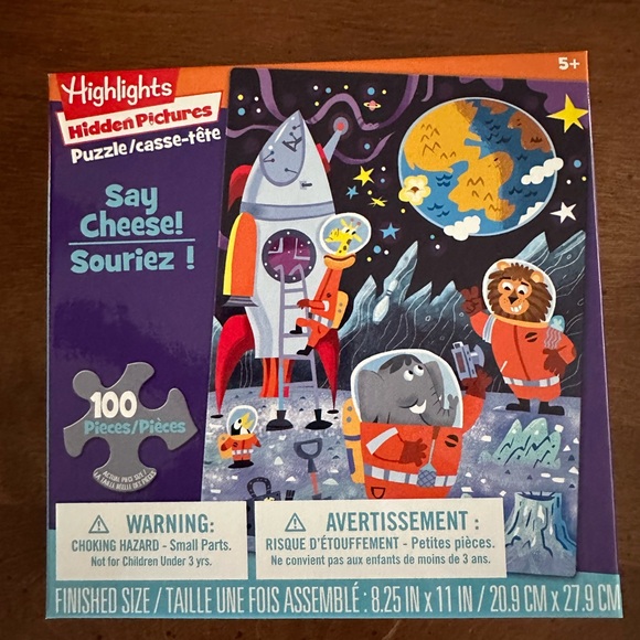 🌵3/$15 Highlights Space Rocket Hidden Pictures Puzzle (see description) - Picture 1 of 3